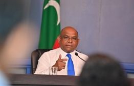 (FILE) Foreign Minister Abdulla Shahid on November 9, 2022: Minister Shahid lauded AG Ibrahim Riffath for his team's work in earning a victory for Maldives during the ITLOS case -- Photo: Presidential Office