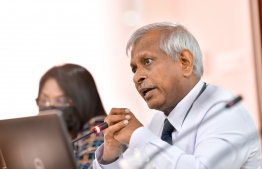 Governer of Maldives Monetary Authority (MMA) Ali Hashim: The Maldives economy grew beyond predictions in 2022 -- Photo: Nishan Ali