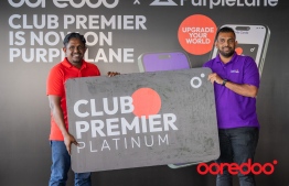 Ooredoo Maldives partners up with PurpleLane; a local loyalty and rewards application to enhance experience of Club Premier members-- Photo: Ooredoo