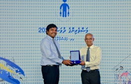 Big Fish Maldives received National Award at this year's Fishermen's Day commemoration for becoming the largest yellowfin tuna exporter in 2021-- Photo: Big Fish Maldives