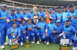 India wins the T20 Cricket World Cup for the Blind --- Photo: The Hindu