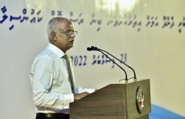 President Ibrahim Mohamed Solih on his official visit to Gaaf Alif atoll Dhaandhoo -- Phot: President's Office