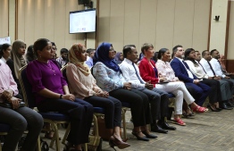Members of the Maldivian judiciary, along with the program facilitators, at the opening ceremony of the program, on 17th December, 2022. PHOTO: UNDP MALDIVES