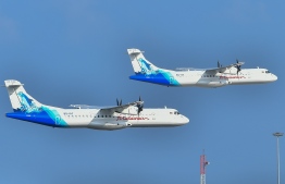 [File] Two 'Maldivian' aircrafts: Maldivian has sign a MoU with Etihad Airways