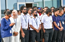 maldivian airline ATR arrival