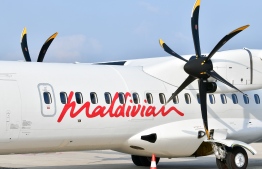 maldivian airline ATR arrival