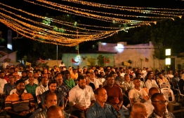 During the MDP primary campaign rally held in Noonu Velidhoo last night
