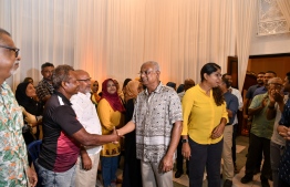 President Ibrahim Mohamed Solih meeting with residents of Malé city -- Photo: Nishan Ali