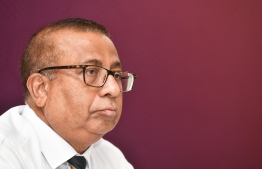 Elections Commission President Fuad Thaufeeq; the commission's head claims his no-confidence was unlawful and reiterated he will not be stepping down--