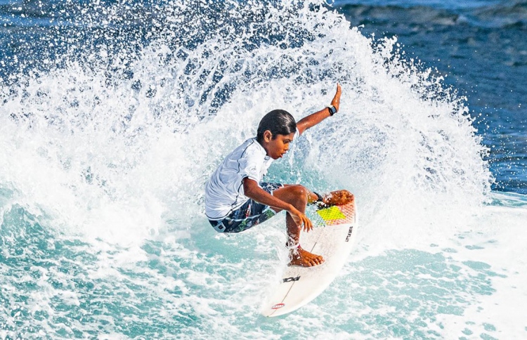 މިދިޔަ އަހަރު ބޭއްވި ގައުމީ ޖޫނިއާ ޗެމްޕިއަންޝިޕް ގައި ކަޔާން ރާޅާއަޅަނީ.-- ފޮޓޯ: އެމްއެސްއޭ