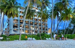 One out of the four properties operated in K. Maafushi by Kaani Hotels-- Photo: Kaani Hotels