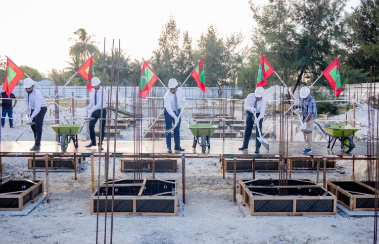 ވިލިގިނލީގައި ހަދާ 50 ފްލެޓްގެ ބިންގާ އަޅައިފި