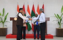 Maldives and India sign agreements of assistance and cooperation -- Photo: Foreign Ministry