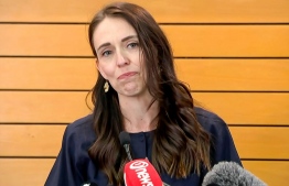 This video frame grab from TVNZ via AFPTV taken on January 19, 2023 shows New Zealand's Prime Minister Jacinda Ardern announcing she will resign from her post next month, in Wellington. - Ardern, a global figurehead of progressive politics, shocked the country on January 19 by announcing she would resign from office in a matter of weeks. -- Photo by various sources / AFP
