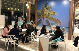 MMPRC and industry partners provided latest updates of the Maldives to the Spanish market at this year's FITUR travel-trade fair-- Photo: MMPRC