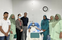 Lhaviyani atoll Hospital launched its dialysis center capable of providing services for three patients at once; the center also includes patient beds, an isolation room and state-of-the-art equipment-- Photo: Lhaviyani atoll Hospital