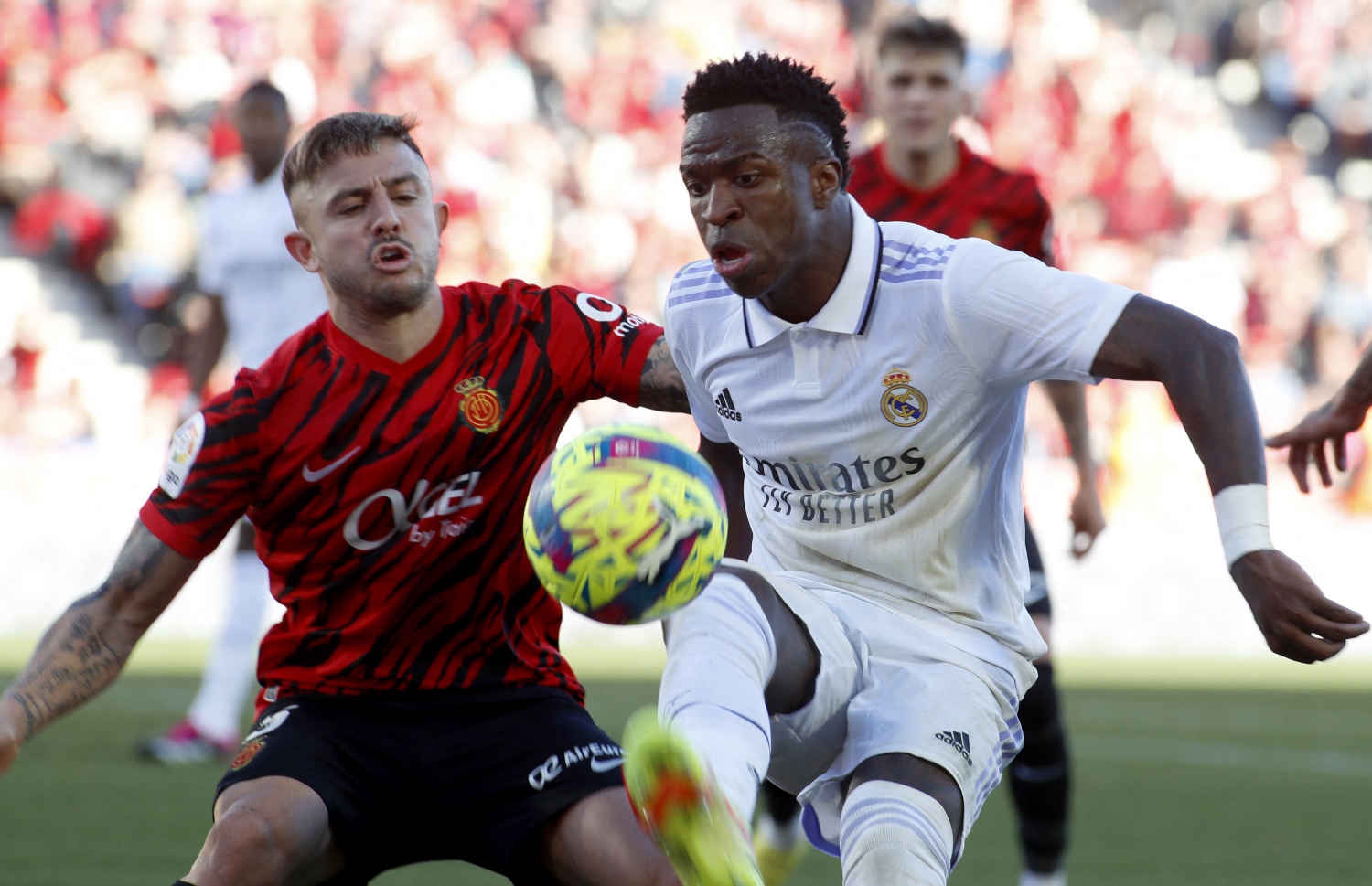 ރެއާލް އާއި މަޔޯކާ ރޭ ކުޅުނު މެޗުގެ ތެރެއިން --- ފޮޓޯ: އޭއެފްޕީ