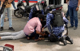 Journalist from Channel 13 injured on Monday, January 6, while covering opposition protests -- Photo: PPM