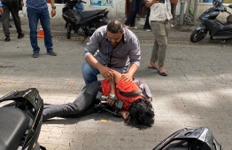 A journalist from Channel 13 injured on Monday, January 6, while covering opposition protests -- Photo: PPM