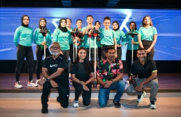 During the opening ceremony of "The Wellness Club"; a partnership between ADK Hospital and Heat Health and Fitness Gym-- Photo: Fayaz Moosa | Mihaaru