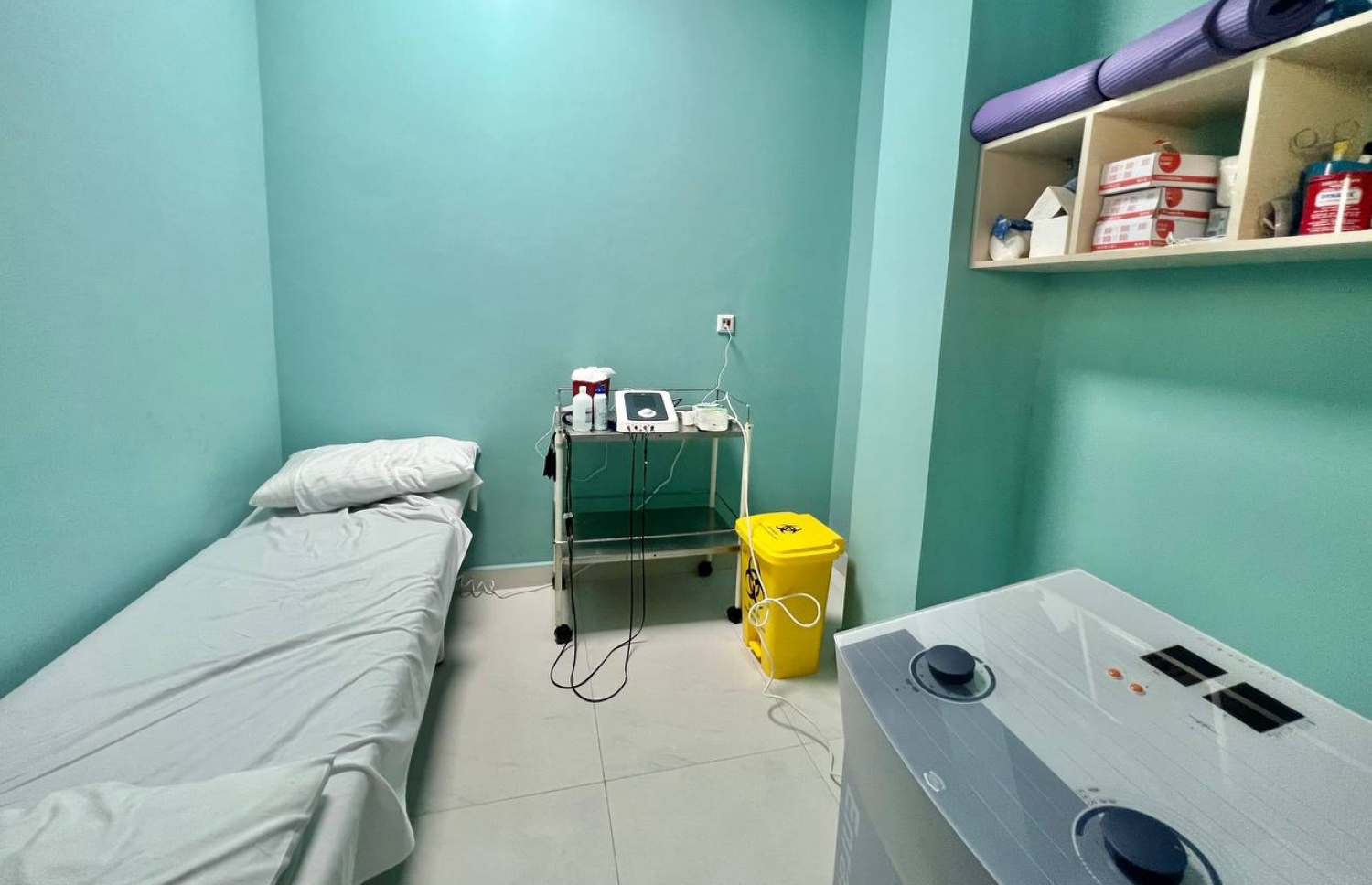 އުނގޫފާރު ހޮސްޕިޓަލުގެ އާ އިމާރާތުގައި ހަދާފައިވާ ފިޒިއޯތެރަޕީ ޑިޕާޓްމަންޓް -- ފޮޓޯ: މިހާރު