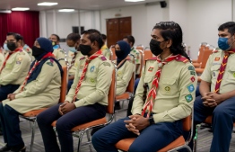 A Scout meeting: The Crisis Communication and Reputation Management workshop is organized for scouts -- Photo: The Scout Association of Maldives