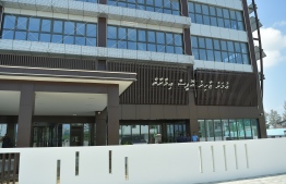 Umar Zahir Building, the new government office building located in Hulhumalé: All services of the Ministry of Transport have been transferred to the office -- Photo: President's Office
