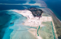 Aerial view of Faafu Atoll Magoodhoo -- Photo: Mihaaru