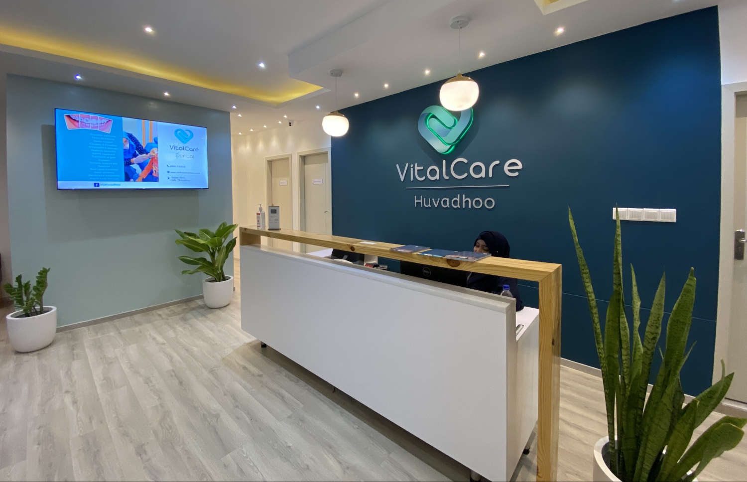 ވައިޓަލް ކެއާ ހުވަދޫގެ އެތެރެ. އެ ތަނުން މިހާރު ވަނީ ހިދުމަތް ދޭން ފަށާފަ. -- ފޮޓޯ: ވައިޓަލް ކެއާ