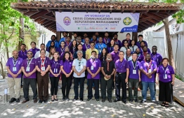Participants of the APR workshop on Crisis Communication and Reputation Management -- Photo: The Scout Association of Maldives