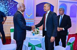 President Ibrahim Mohamed Solih (L) with Judge Ahmed Shakeel (R) at an official ceremony held on 9th February 2023 / Photo: President's Office