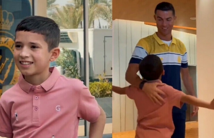 ބިންހެލުމުގެ އަސަރުކުރި ކުއްޖަކާ ރޮނާލްޑޯ ބައްދަލުކޮށްފި