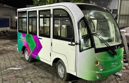 Male' City Council is gearing up to launch its buggy services in Vilimale' from March 16 onwards-- Photo: Male' City Council