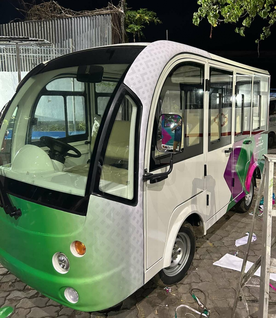 މާލޭ ސިޓީ ކައުންސިލުން ވިލިމާލޭގައި ދުއްވަން ގެނައި ބަގީތައް.-- ފޮޓޯ: މާލޭ ސިޓީ ކައުންސިލް