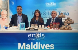 Ensis Fisheries Maldives is exhibiting at Seafood Expo North America to seek opportunities to trade fish products in the US market-- Photo: Ensis Fisheries Maldives