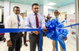 The State Minister of the Ministry of Health Dr. Shah Mahir opened the new 3T MRI machine at ADK Hospital-- Photo: Fayaz Moosa | Mihaaru