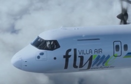 A shot of a FlyMe plane in the South Indian movie Christy