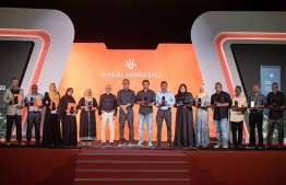 Dhiraagu honored its long-serving employees and celebrated the contributions of the staff at its Annual Awards 2022 held last Thursday-- Photo: Dhiraagu