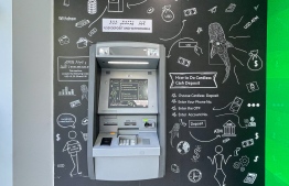 MIB installs its first US Dollar ATM-- Photo: Nishan Ali | Mihaaru