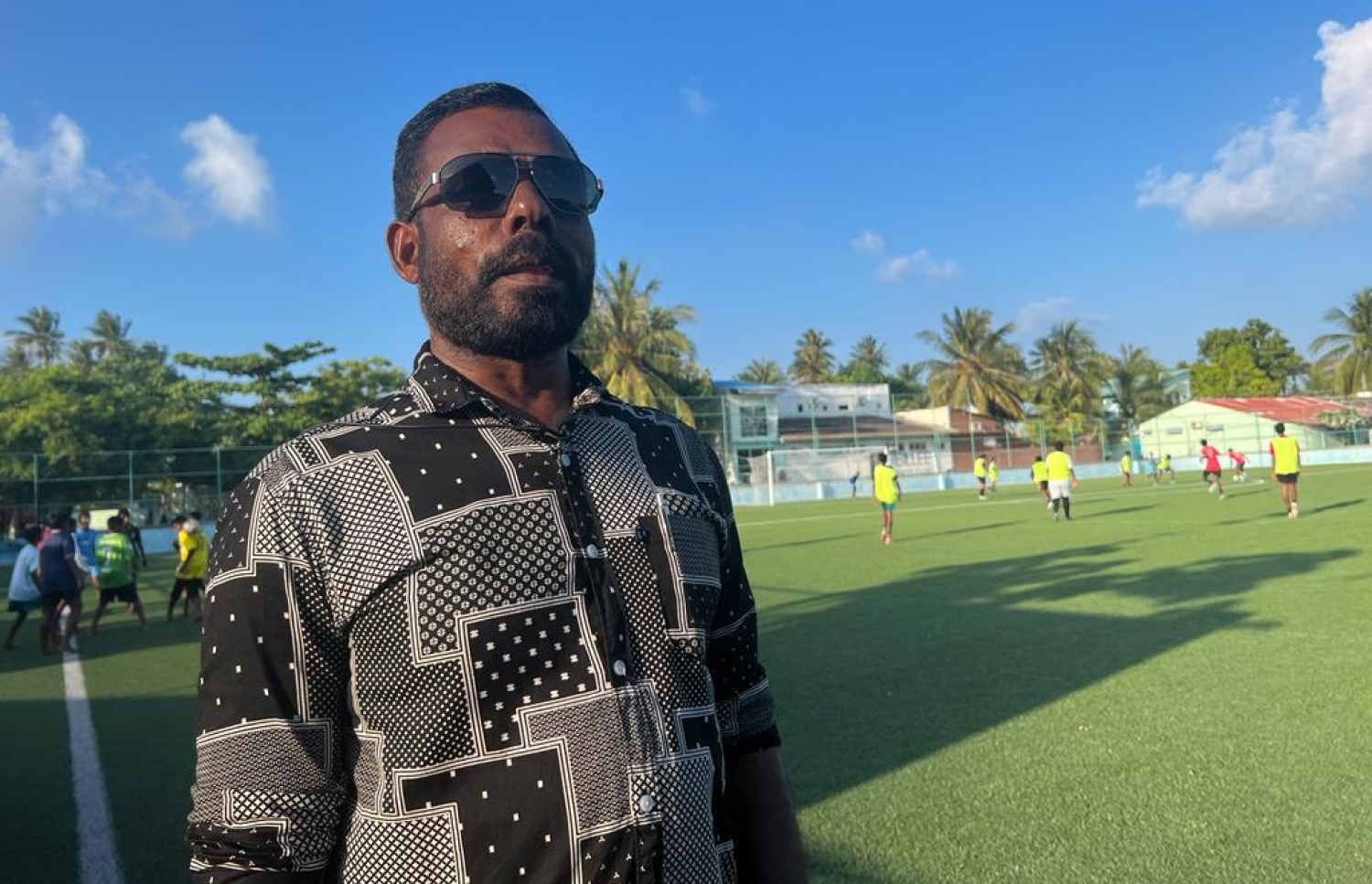 މަހިބަދޫ ކައުންސިލްގެ ރައީސް ރަޝާދު "މިހާރު" އާ ވާހަކަ ދައްކަވަނީ. -- ފޮޓޯ | މިހާރު