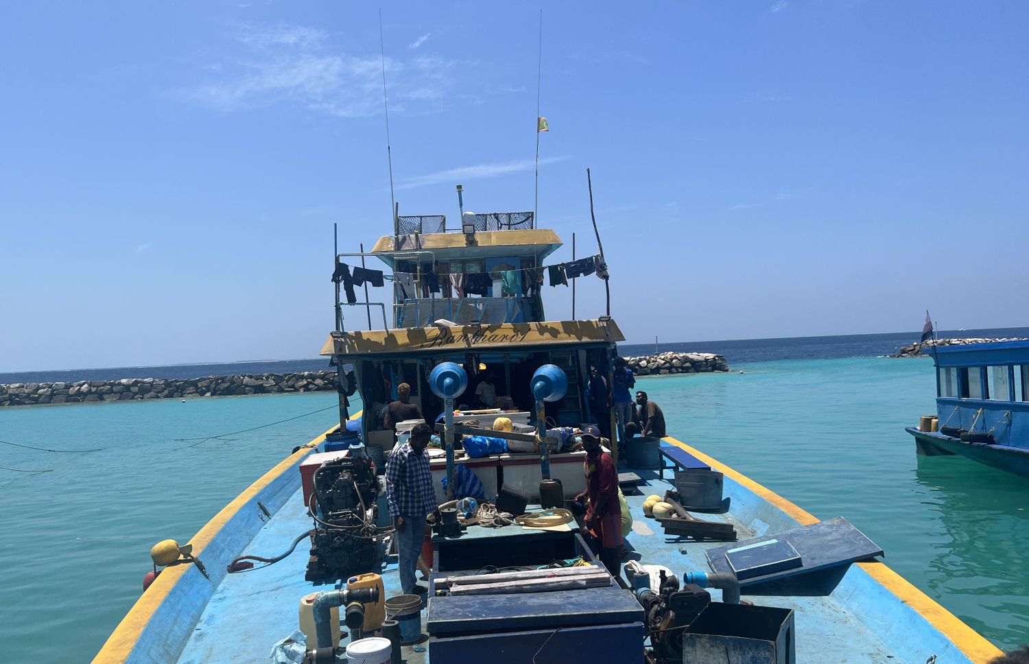 ރަންތަރި ދޯނި: މި ދޯނީގެ ހުންގާނުގައި ހުރީ ބަސްވިކޭ، މުރާލި ކެޔޮޅެއް ކަމަށް ފަޅުވެރިން ބުނޭ.