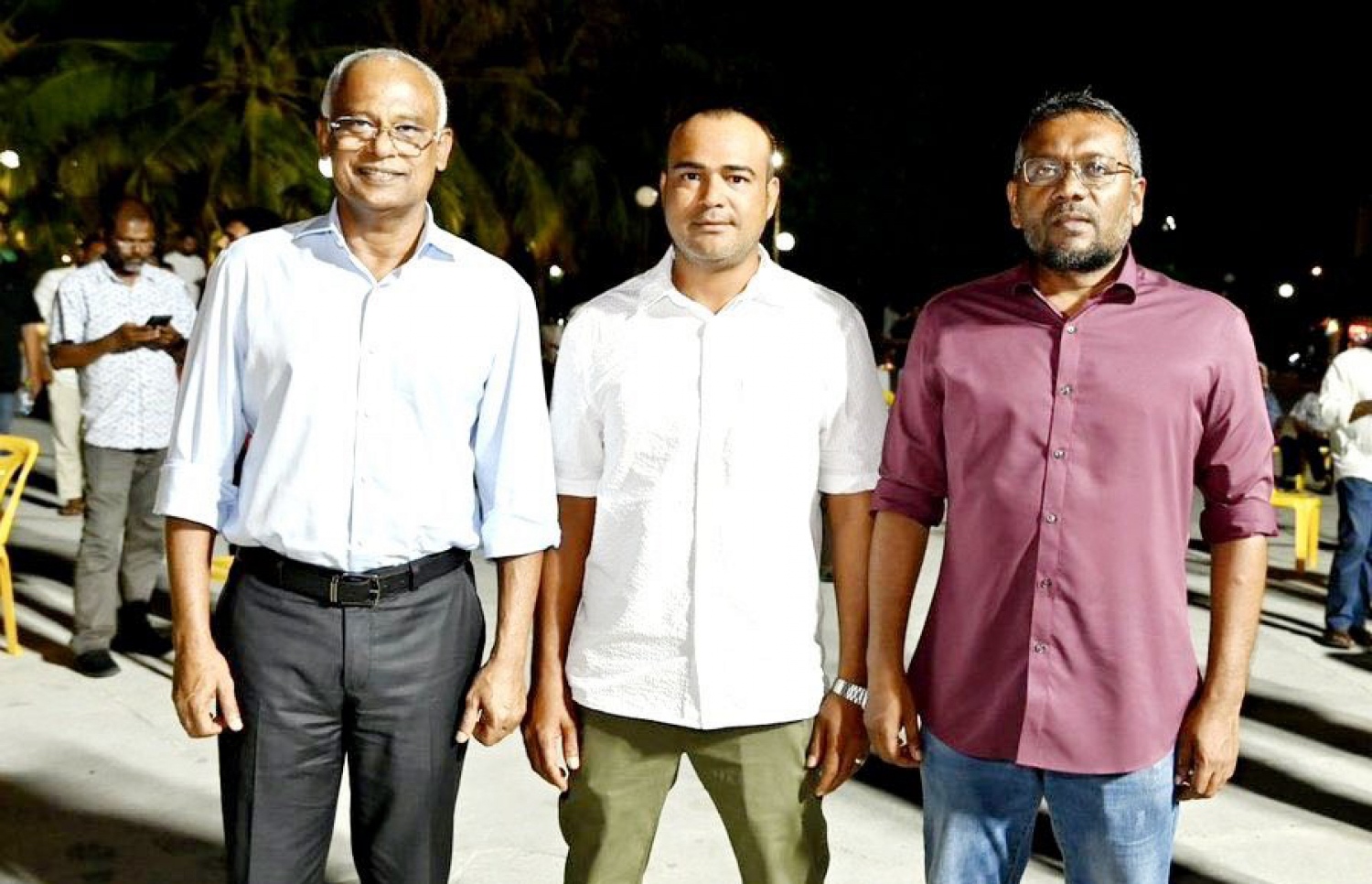 ކެމްޕޭންގައި ރައީސް އާއި ޗެއާޕާސަން ފައްޔާޒް، ގުރައިދޫ ދާއިރާއަށް ހޮވިވަޑައިގަތް ޝާޒްއާ އެކު.