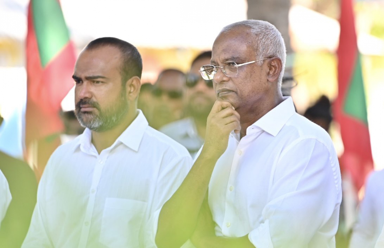 ގުރައިދޫ ދާއިރާއަށް ހޮވުނު ކެންޑިޑޭޓް ޝާޒްއާ އެކު ރައީސް އިބްރާހިމް މުހައްމަދު ސޯލިހް