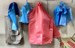 Plastic bags; the government began charging a fee on plastic bags under Waste Management Act with exceptions made for bin liners sold by waste management companies-- Photo: Nishan Ali