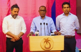 PNC President Abdul Raheem Abdulla at the press conference held by PPM -- Photo: PPM