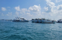Old and unattended vessels berthed in Hulhumale' lagoon-- Photo: National Boating Association of Maldives