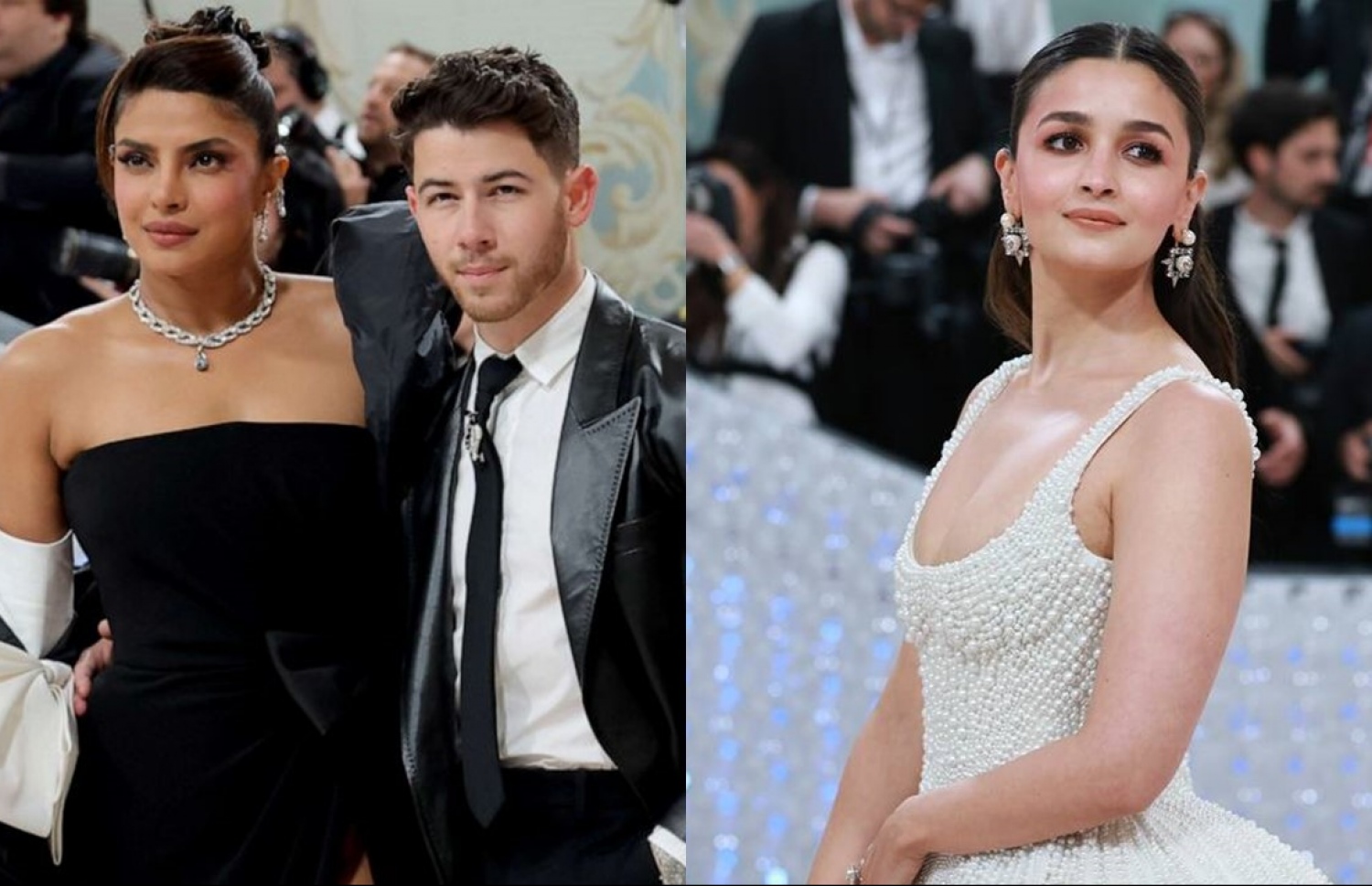 މެޓް ގާލާ 2023:  ޕްރިޔަންކާ އާއި ނިކް ޖޯނަސް (ވ) އަދި އާލިއާ ބަޓް