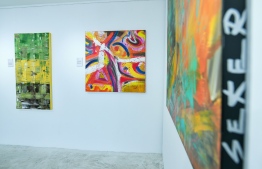 Tony Sekers "Grounded" Art Exhibition displayed at Art Gallery -- Photo: Fayaaz Moosa
