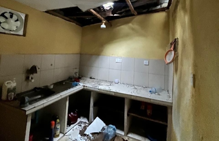 ވިއްސާރާގައި އައްޑޫގެ 65 ގެެއަކަށް ގެއްލުން