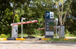 Smart parking zone located in Hulhumalé -- Photo: Urbanco